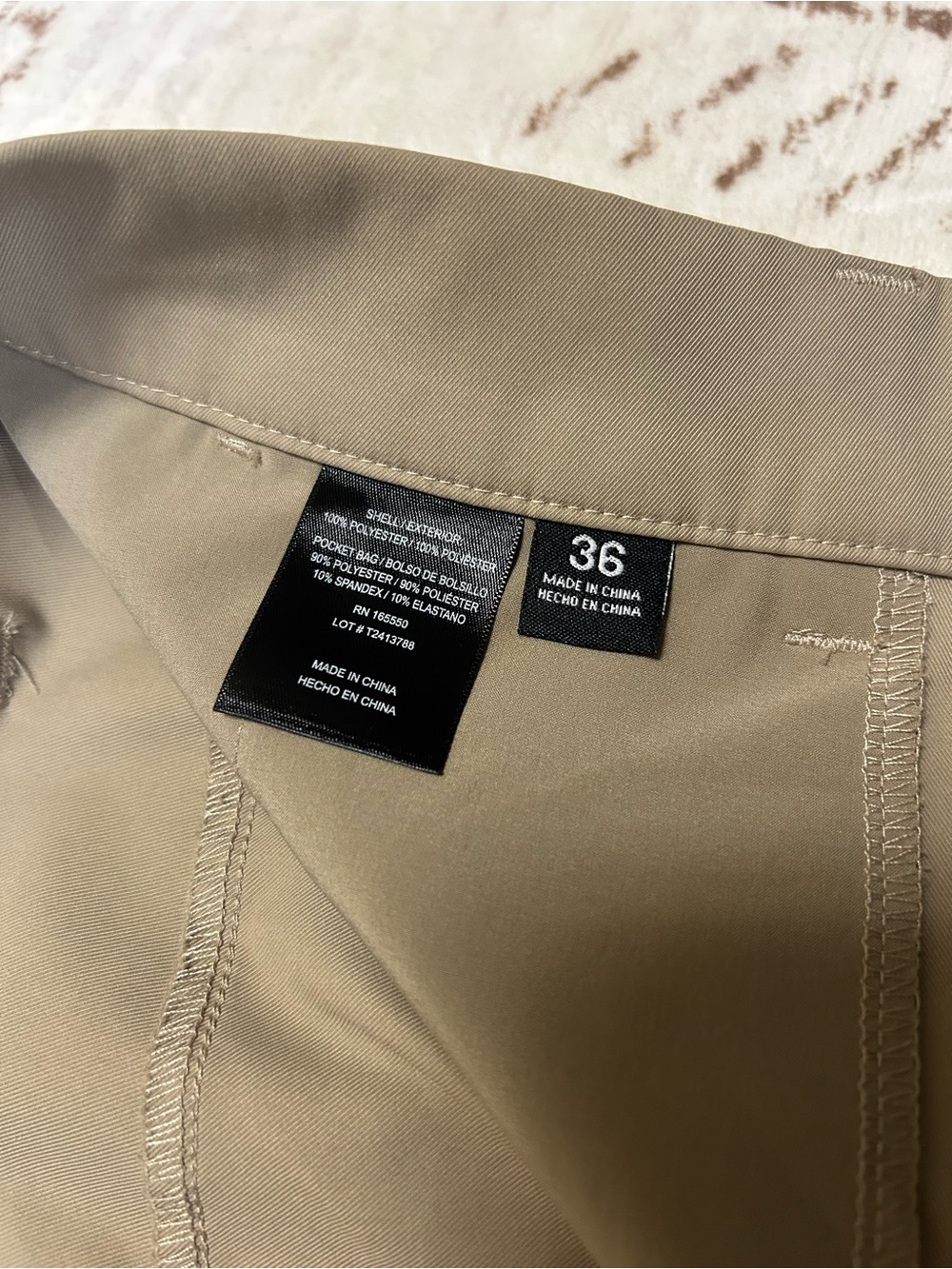 32 Degrees Cool Stretch Performance Golf Shorts Khaki Men’s 36 - Picture 5 of 6